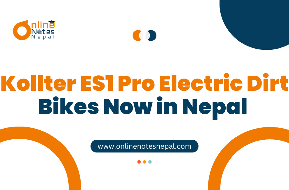 Kollter ES1 Pro Electric Dirt Bikes Now in Nepal